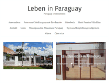 Tablet Screenshot of leben-in-paraguay.info